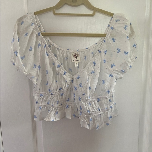 Ladies Self Esteem Crop Top - Picture 1 of 6